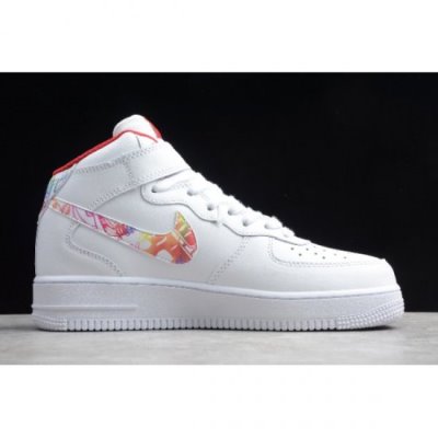 Nike Erkek Air Force 1 Mid Chinese New Year Beyaz Renkli Kaykay Ayakkabı Türkiye - D1YOHC6C